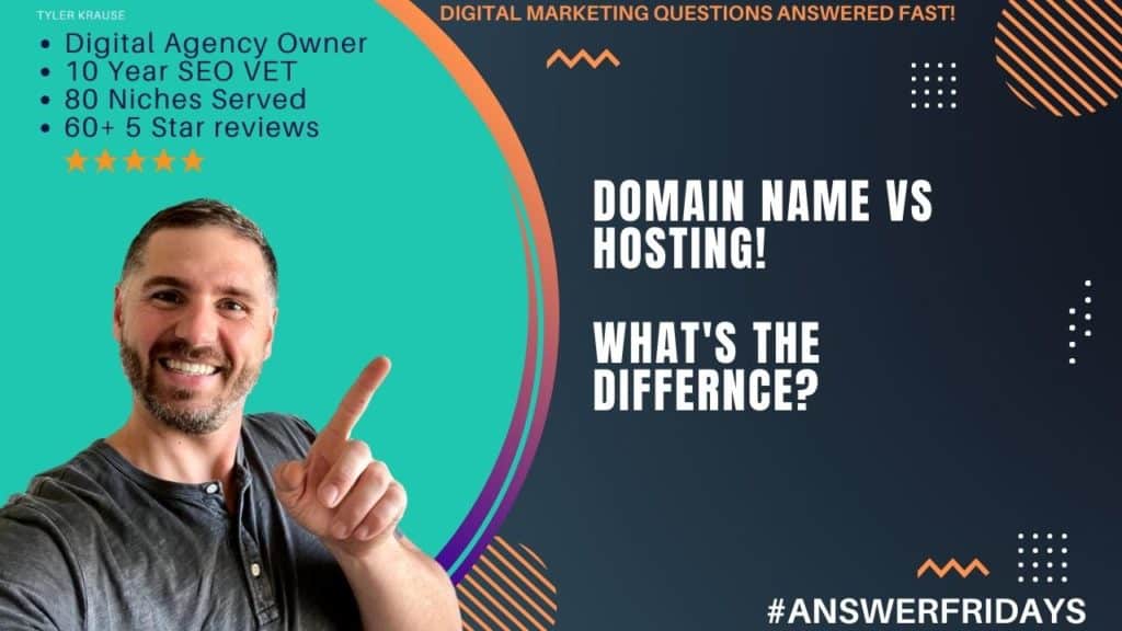 What's the difference between a domain name and hosting?